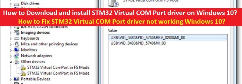 stm32 virtual com driver